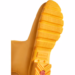 ) Hunter Original Short Wellington Boots Rubber Women's Yellow Wellington Boots - Yellow, 6 (Adults'