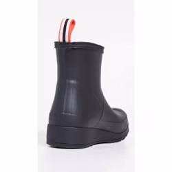 HUNTER Women's Rain Boot  Black  us-6