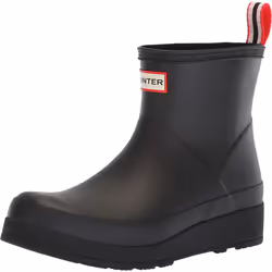 HUNTER Womens Rain Boot  Black  womens 10