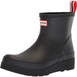 HUNTER Womens Rain Boot  Black  womens 10