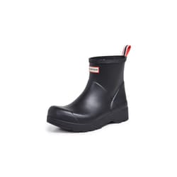 Hunter Men's Play Short Rain Boot  Black  9