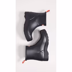 Hunter Men's Play Short Rain Boot  Black  9