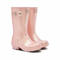 ) Hunter Original Nebula Rubber Bella Wellington Boots - Pink, 1 (Adults'