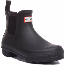 Hunter Orig W Chelsea Original Women Chelsea Boot In Black Size 4