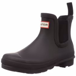Hunter Original Women's Waterproof Chelsea Boot (Black  US Size 10)