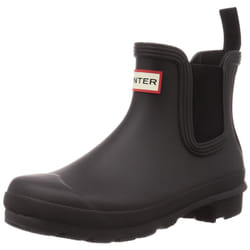 Hunter Original Women's Waterproof Chelsea Boot (Black  US Size 10)