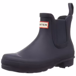 Hunter Original Women's Waterproof Chelsea Boot (Navy Blue US Size 10