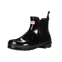 Hunter Women's Original Chelsea Gloss Rain Boot  Black  9