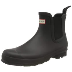 Hunter Men's Original Chelsea Rain Boot  Black  10