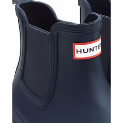 ) Hunter Original Chelsea Rubber Men's Navy Wellington Boots - Blue, 11 (Adults'