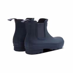 ) Hunter Original Chelsea Rubber Men's Navy Wellington Boots - Blue, 12 (Adults'