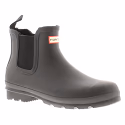 ) Hunter Mens Wellies Original Chelsea Boot Slip On black UK Size - Black, 10 (Adults'
