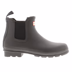 ) Hunter Mens Wellies Original Chelsea Boot Slip On black UK Size - Black, 9 (Adults'
