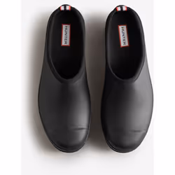 ) Hunter Play Clog Rubber Men's Black Garden Shoes - Black, 8 (Adults'