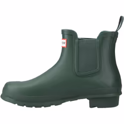 ) Hunter Original Chelsea Rubber Women's Hunter Green Wellington Boots - Green, 6 (Adults'