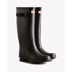 Women's Field Huntress Wide Leg Black Wellingtons - Women's UK 3