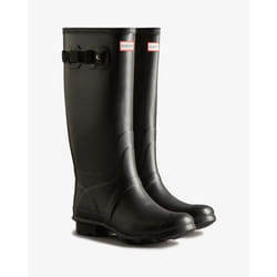 Women's Field Huntress Wide Leg Black Wellingtons - Women's UK 4
