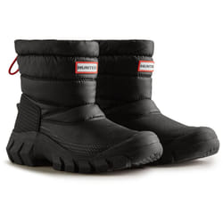 ) Hunter Intrepid Nylon Women's Black Wellington Boots - Black, 6 (Adults'