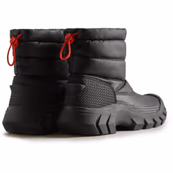 ) Hunter Intrepid Nylon Women's Black Wellington Boots - Black, 6 (Adults'