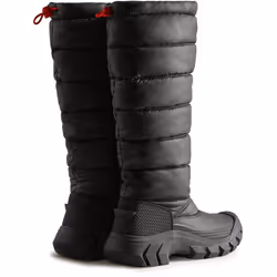 ) Hunter Intrepid Nylon Women's Black Wellington Boots - Black, 5 (Adults'