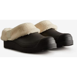 ) Hunter Play Insulated Rubber Women's Black Garden Shoes - Black, 4 (Adults'