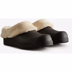 ) Hunter Play Insulated Rubber Women's Black Garden Shoes - Black, 8 (Adults'