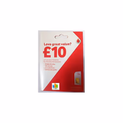 Vodafone Pay As You Go Nano Sim Card