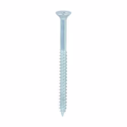 TIMCO Twin-Threaded Countersunk Silver Woodscrews - 8 x 2 1/4