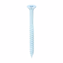 TIMCO Twin-Threaded Countersunk Silver Woodscrews - 12 x 2 1/2