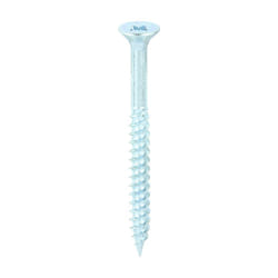 TIMCO Twin-Threaded Countersunk Silver Woodscrews - 12 x 2 1/2