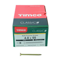 Timco Classic Multi-Purpose Double Countersunk Gold Woodscrews - 4.0 x 55