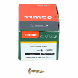 Timco Classic Multi-Purpose Pan Head Screws - 5.0 x 50 (200 pack)