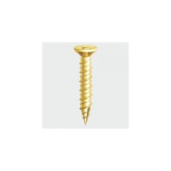 TIMco 105Y PVC Window Double Slash Point Screw CSK ZYP 4.3 x 30mm Box of 1,000