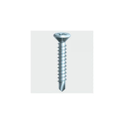 TIMco 120Z Self Drill PVC Screw Ribed CSK BZP 3.9 x 13mm Box of 1,000