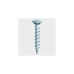 TIMco 203Z PVC Window Screw Ribbed Gimlet Point CSK BZP 4.3 x 35mm Box of 1,000