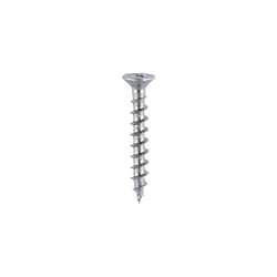 TIMCO Window Fabrication Screws Countersunk with Ribs PH Single Thread Gimlet Point Zinc - 4.8 x 38