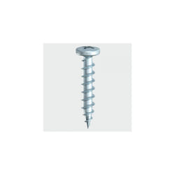 TIMco 211Z PVC Friction Stay Shallow Pan Gimlet Point Screw BZP 4.3 x 20mm Box of 1,000