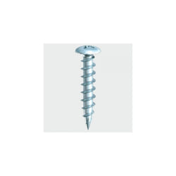 TIMco 217Z PVC Window Screw Shallow Pan BZP 4.8 x 25mm Box of 1,000