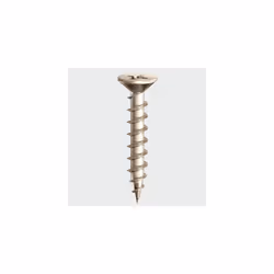 TIMco 204SS PVC Window Screw Ribed Gimlet Point CSK S/S 4.3 x 25mm Box of 1,000