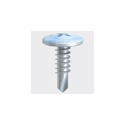 TIMco 08916WHSD Wafer Head Self Drill Screw PH2 BZP 8 x 9/16" Box of 1,000