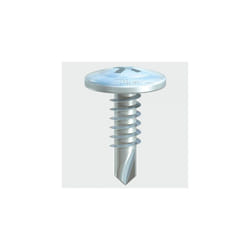 TIMco 08916WHSD Wafer Head Self Drill Screw PH2 BZP 8 x 9/16" Box of 1,000