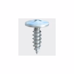 TIMco 08916WHSP Wafer Head Sharp Point Screw PH2 BZP 8 x 9/16" Box of 1,000