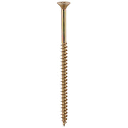 Timco 50100SOLOC PZ2 CSK ZYP Solo Woodscrew 5.0 x 100 - Yellow (Box of 100)