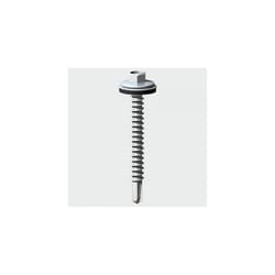 TIMco H65W16B Hex No.5 Self Drill Screw with 16mm Washer Silver Ruspert 5.5 x 65mm Box of 100