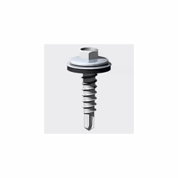 TIMco S25W16B Hex Head Self Drill Stitching Screw W16 Silver Ruspert 6.3 x 25mm Box of 100
