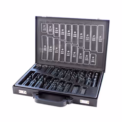 Timco Roll Forged Jobber Drill Bits Set HSS - 170pcs (1 Pack)
