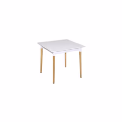 ASPECT Versa Square Dining Table, Wood White, 80 x 80 x 76 cm