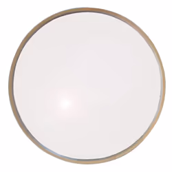 Round Wood Accent Wall Mirror/Vanity Mirror/Bathroom Mirror (Natural, 59 dia x 4.5 cm)