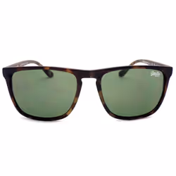 SUPERDRY Sunglasses SHOCKWAVE Dark Brown Tortoise with Green Lens 102