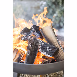 La Hacienda Pittsburgh Firepits Outdoor Freestanding fireplace Firewood Black